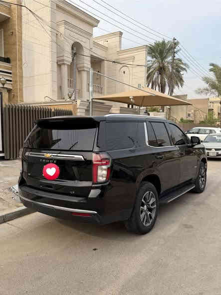 السلام عليكم للبيع 
تاهو  ‏ ( LT ) امريكي
موديل 22 

سياره بدون دواخل وبدون ايرباك 
صور حادث بالمنشور محرك مكفول برغي ما مفتوح تخم تايرات وصدر جديد

.المواصفات فووول عدا جكات 
ودوسات بدون كهرباء
.بانوراما 
.بصمة
بصمة ابواب 4
.تشغيل عن بعد 
.تحكم ستيرن جهتين 

.رادارات 

.تحديد مسار 

.قيادة ذاتيه 

.شاشة 

.كاميرات 360 درجة عدد ٨

.كشنات امامية  كهرباء 

.كشنات جلد 

.كشنات الخلفية كهرباء 
.كشن هزاز 
.ذاكرة خزن ميموري 
.لد امامي 
.لايت زنون
3 قطع تبريد 
7راكب 
.نقطة عمياء 
.صاجات 
.شاحن موبايل لاسلكي 
.نظام قيادة ( جبلي. رياضي . عادي .  )
.اناره داخلية LED
.سستم صوت سماعات boos
.ويل كب
.صندوك كهرباء ويفتح بحركه رجل
.حساسات امامية + خلفية 
.مري شفط كهرباء 
.ترحيب
.اشاير بالمري 
.ثلاجة 

 رقم بغداد تحويل مباشر
السعر 420 وبيهة مجال  
للاستفسار ***********
مكان بغداد حي الخضراء
