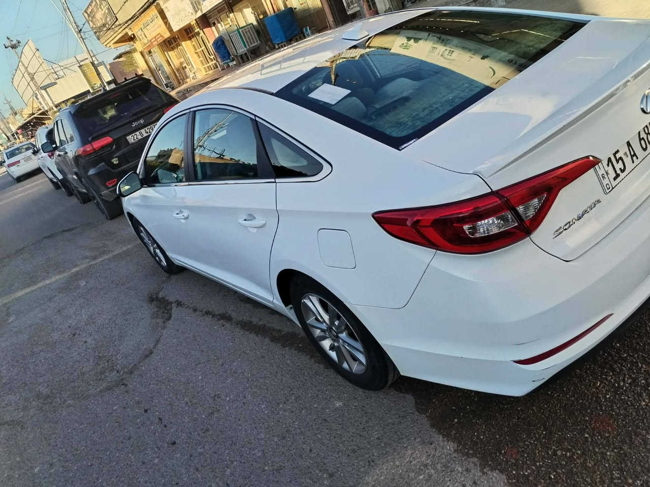 السلام عليكم.... سوناتا ٢٠١٧ للبيع... أمريكي محرك ٢٤٠٠
كلين بدون حادث... كشر الصبغ  بالقماره شويه وبعده على وضعه... السوناتا الأبيض كله هيجي
رقم انبار. بأسمي تحويل مباشر
كير محرك مكفول ممفتوح
تبريد وكهربائيات جاهزه
تخم تاير ويل كب

سياره جديده مابيه اي نقص
السعر (١٤٨) وبي مجال
مكاني الفلوجه غير متواجد عالفيس اتصل وادلل
***********
***********
