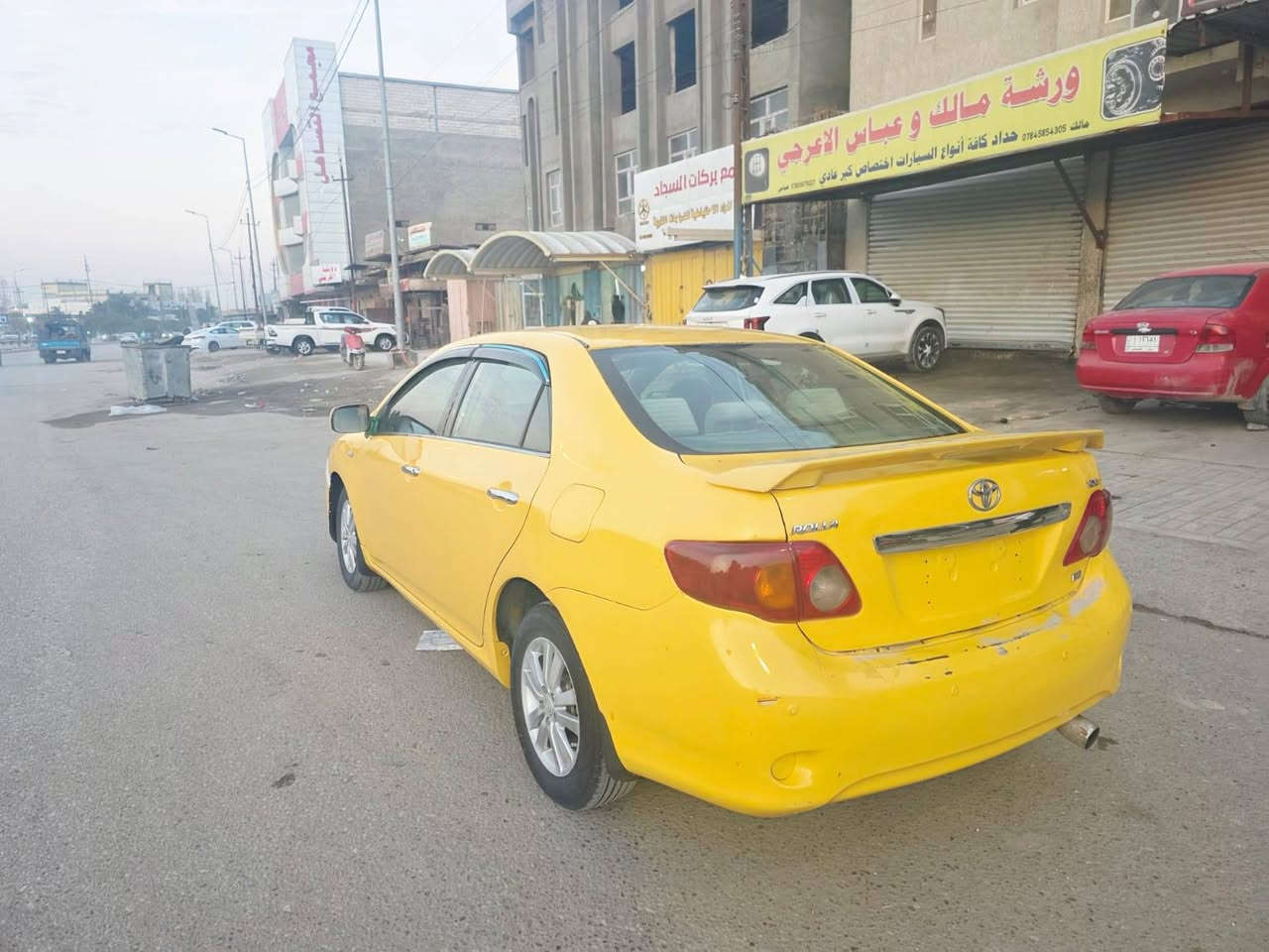 كورلا 2009 سيارة جديدة وجاهزة من كلشي كير عادي السعر 57 حادث جاملغ وبنيد رقم مثنى دولي مميز 939 بأسمي مصفر هيئة وغرامات مكان السيارة حلة رقم الهاتف ***********
