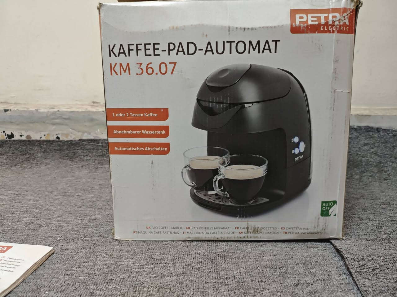 🔥 ماكينة قهوة PETRA ELECTRIC KM 36.07 للبيع 🔥

✅ نظيفة وحالتها جيدة
✅ تحضر 1 أو 2 فنجان قهوة
✅ بيها فصل تلقائي وخزان ماء قابل للإزالة
✅ حجم صغير وعملي للبيت أو المكتب

💰 السعر: 20 ألف دينار فقط
📍 التواصل خاص 
او وتساب 7824906287


**إذا كنت صاحب هذا الإعلان وتريد حذفه لأي سبب، رجاءا أرسل رسالة إلى الدعم الفني**