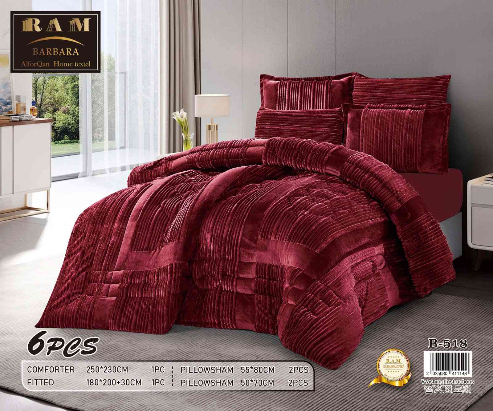 #الموسم_الشتوي 2025 - 2026 

#شرح_الايتم لحاف نفرين صادة شتائي ثقيل جدا جدا وجهين قديفة ناعم طري حجم كبير ( كنك سايز ) يتكون من 6 قطع كوالتي جدا عالي من شركة RAM 
🔹️ قياس الحاف _ 250 * 230   
🔹️ قياس الشرشف _  30 + 200 * 180 
🔹️ قياس وجة المخاديد الصادة عدد ( 2)  _ 80 * 55  
🔹️ قياس وجة المخاديد الصادة عدد ( 2 )  _  70 * 50

 #ضمان_لحقوق_زبائننا_الكرام اذ كان الايتم مخالف للصورة و الموصفات المعروضة والقياسات من حق زبائننا الكرام رفض المنتج و عدم دفع خدمة التوصيل

#لمعرفة_المزيد_ يرجى مراسلة الصفحة او الاتصال عبر ارقامنا 
واتساب _ ***********  تليكرام _ *********** 
الاتصال _ *********** 

#عنواننا _ موصل - حي سومر - بداية التقاطع الاول - مقابل دار المصطفى للاجهزة الكهربائية - اهلا وسهلا بالجميع 

#لتأكيد_الطلب  🎯 الرجاء ترك العنوان + اقرب نقطة دالة ؟ 🏡 ، رقم الموبايل ؟ شكرا” لاختياركم  🌹

#خدمة_التوصيل يوجد خدمة توصيل كافة محافظات العراق

@أبرز المعجبين
