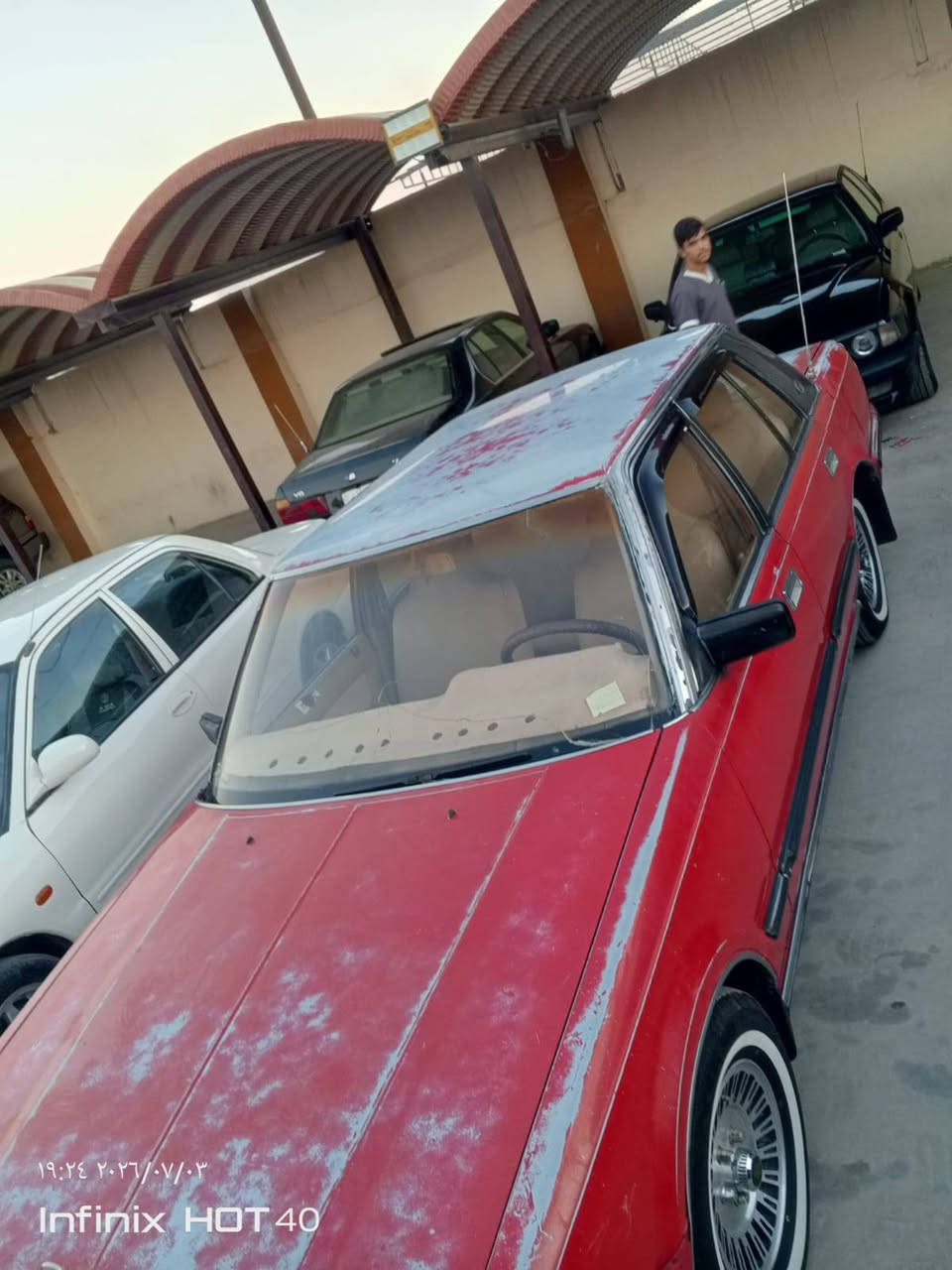 ملاحظه مقدمه - 7 - ورقات  والباقي بالشهر على شكل اقتصاد مع كفيل ضامن دخل محافظة نينوى فقط 
سوبر رقم نينوى دولي موديل 85 بلاد بلا صبغ كير ومحرك اصلي بلاد السياره كير ومحرك انظاف شرط التحويل
السياره كير  عادي تبريد 
اربع جام كهرب 
كهربائيات كله شغال 
تخم صدر امامي خلفي جديد 
اربع تايات جديد 
السياره ناحيه القياره قريه الجدعه 
رقم الهاتف 
***********
***********

