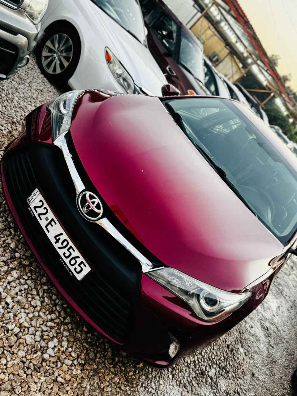 السلام عليكم من رخصه الادمن
كامري 2016 
ماشيه 96
حادثها بدون اي تبديل بنيد مصبوغ وباب السايق صبغ 
مواصفات SE 
رقم اربيل ب اسمي 
مواصفاتها معروفه 
مكينه 2500 
كشن كهرباء 
شاشه 
كامره 
مكانها كربلاء 
السعر ١٤٨ وبيها مجال 
***********
