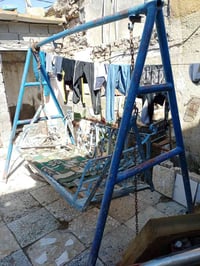 مرجوحة حديد ثقيل • مترين • مدينة الصدر الداخل