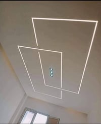 ديكورات جبس بورد سعر متر ٥ الالف عمل فقط بدون طلس 07510270929