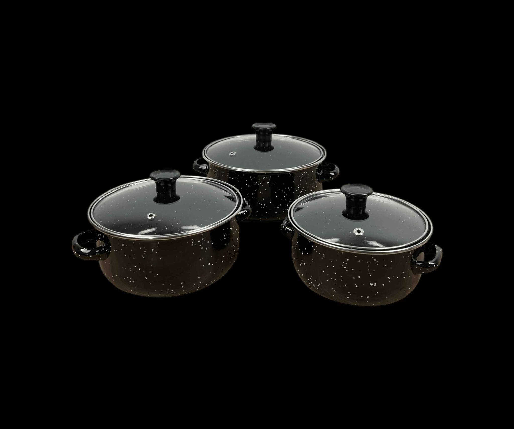 سيت قدور طبخ إيناميل ثلاثي مع أغطية زجاج
أسعارنه جوه سرق عند وصول طلب فحص امام مندوب
الاستخدامات

طهي الشوربات، المرق، الرز، والمعكرونة.

تحضير اليخنات والأطعمة اليومية بكميات مختلفة.

مناسب للاستخدام اليومي في المطبخ المنزلي.

مثالي للعائلات الصغيرة والمتوسطة.

المميزات

سيت مكوّن من 3 قدور بأحجام مختلفة لتغطية جميع احتياجات الطبخ.

مصنوع من معدن مطلي بطبقة إيناميل مقاومة للحرارة وسهلة التنظيف.

أغطية زجاجية شفافة مع فتحة بخار لمتابعة الطهي دون رفع الغطاء.

توزيع متوازن للحرارة يساعد على طهي متجانس.

مقابض جانبية متينة لسهولة الحمل والاستخدام.

تصميم منقّط أنيق باللون الأسود يناسب جميع المطابخ.

المقاسات:

- الكبير: قطر 20 سم – ارتفاع 9 سم
- الوسط: قطر 18 سم – ارتفاع 8.5 سم
- الصغير: قطر 16 سم – ارتفاع 8 سم

قياس الكارتون: 20 × 20 × 17 سم

محتويات الصندوق

قدر كبير قطر 20 سم + غطاء زجاجي.

قدر وسط قطر 18 سم + غطاء زجاجي.

قدر صغير قطر 16 سم + غطاء زجاجي.
#اكسبلور #العراق #رمضان كربلاء, العراق


**إذا كنت صاحب هذا الإعلان وتريد حذفه لأي سبب، رجاءا أرسل رسالة إلى الدعم الفني**