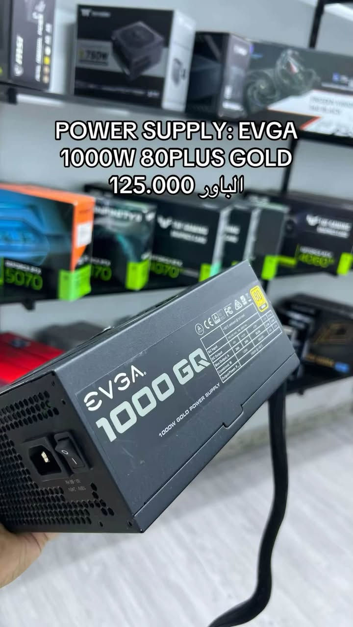 قطع للبيع شباب اسعار مل بيع لحد يجي يعامل رجاء بس شراء خاص
CPU: I9 14900K INTEL
المعالج سعره 500.000

GPU: RTX 3080 TI AORUS MASTER 3FAN 12GB
الكارت 650.000

MOTHERBOARD: Z790-E ASUS ROG STRIX WHITE EDITION DDR5
البورد 300.000

WATER COOLER: RYJIN III ASUS ROG STRIX WHITE EDITION 360Mm
المبرد شغال انتل فقط سوكت بي سعره 200.000

HARD: NMVE M.2 1 T MSI SPATIUM PRO GEN 4
سعره 150.000

POWER SUPPLY: EVGA 1000W 80PLUS GOLD
الباور 125.000

CASE COOLER MASTER COSMOS C700M
الكيس 250.000


**إذا كنت صاحب هذا الإعلان وتريد حذفه لأي سبب، رجاءا أرسل رسالة إلى الدعم الفني**