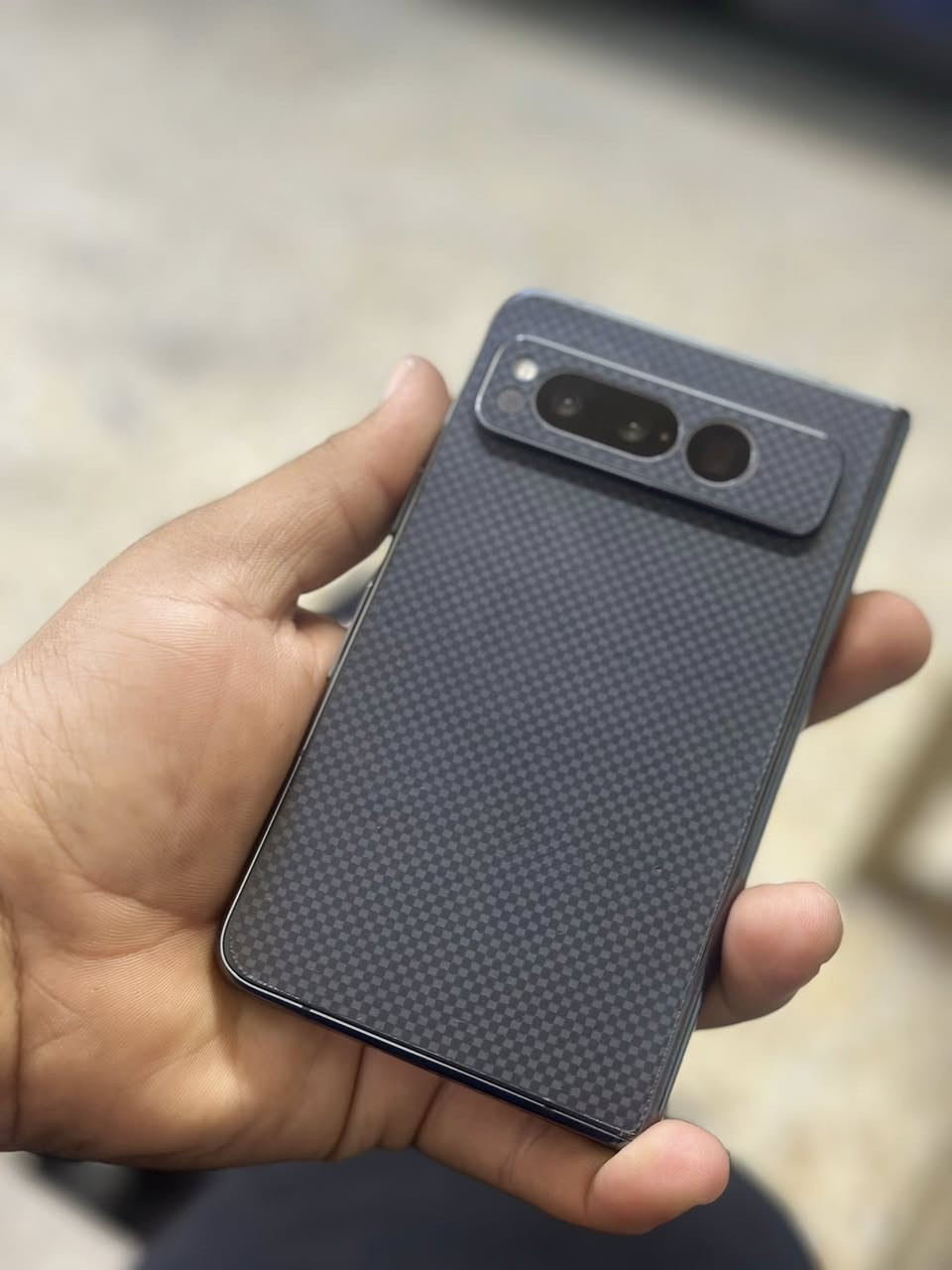 السلام عليكم
Pixel Fold Google 
ذاكرة 256 
شاشة 120 hz
رام 12 
شاشة قابلة للطي مع امكانية تشغيل جميع الشاشات في وقت واحد  الجهاز جديد نضافة 100‎%‎
للبيع او المراوس 
سعر البيع 500 وبيه مجال 
***********
