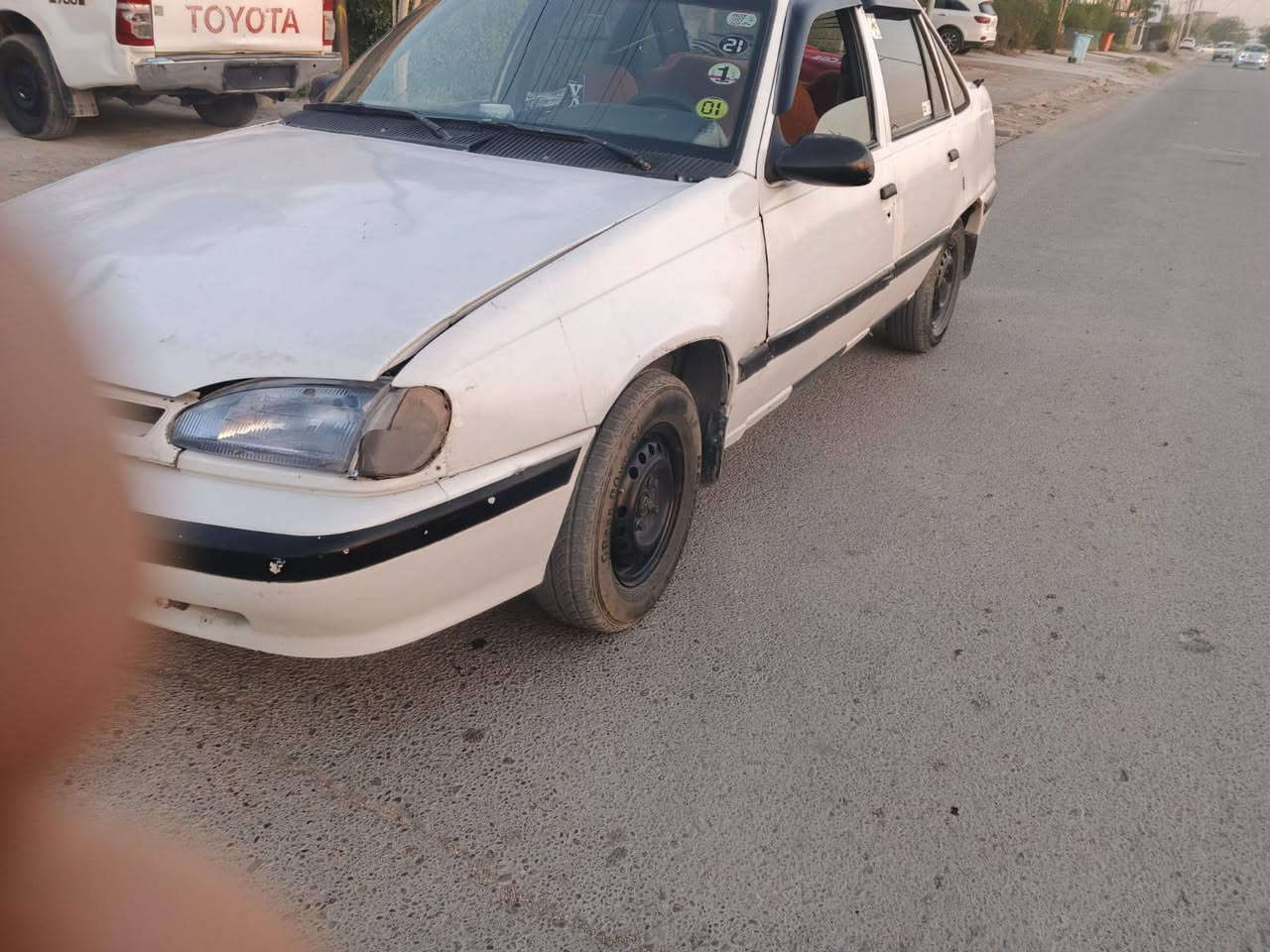 ‏سلام عليكم سياره دايو لبيع موديل 1994رقم كركوك . الاماني ... سنويه كرتوني خضره..ماشي بل معامله .....بشط التحويل           او مراوس.. ..  صدر نضيف بس رايد مشط ستيرن........ كهربائيات كله شغاله ..... كير اتوماتيك...مكفول .....محرك مكفول خياس مابيها......دواخل نضيفه  .....تبريد كامل بس رايدله ترتيب شويه .....
مكفول بالنشر  مستعجل على بيعه
‏سلام عليكم سياره دايو لبيع موديل 1994رقم كركوك . الاماني ... سنويه كرتوني خضره..ماشي بل معامله .....بشط التحويل           او مراوس.. ..  صدر نضيف بس رايد مشط ستيرن........ كهربائيات كله شغاله ..... كير اتوماتيك...مكفول .....محرك مكفول خياس مابيها......دواخل نضيفه  .....تبريد كامل بس رايدله ترتيب شويه ..... 
‏
‏السعر 28 وبيها مجال
‏
‏المكان صلاح الدين سامراء
‏
‏الرقم ***********
