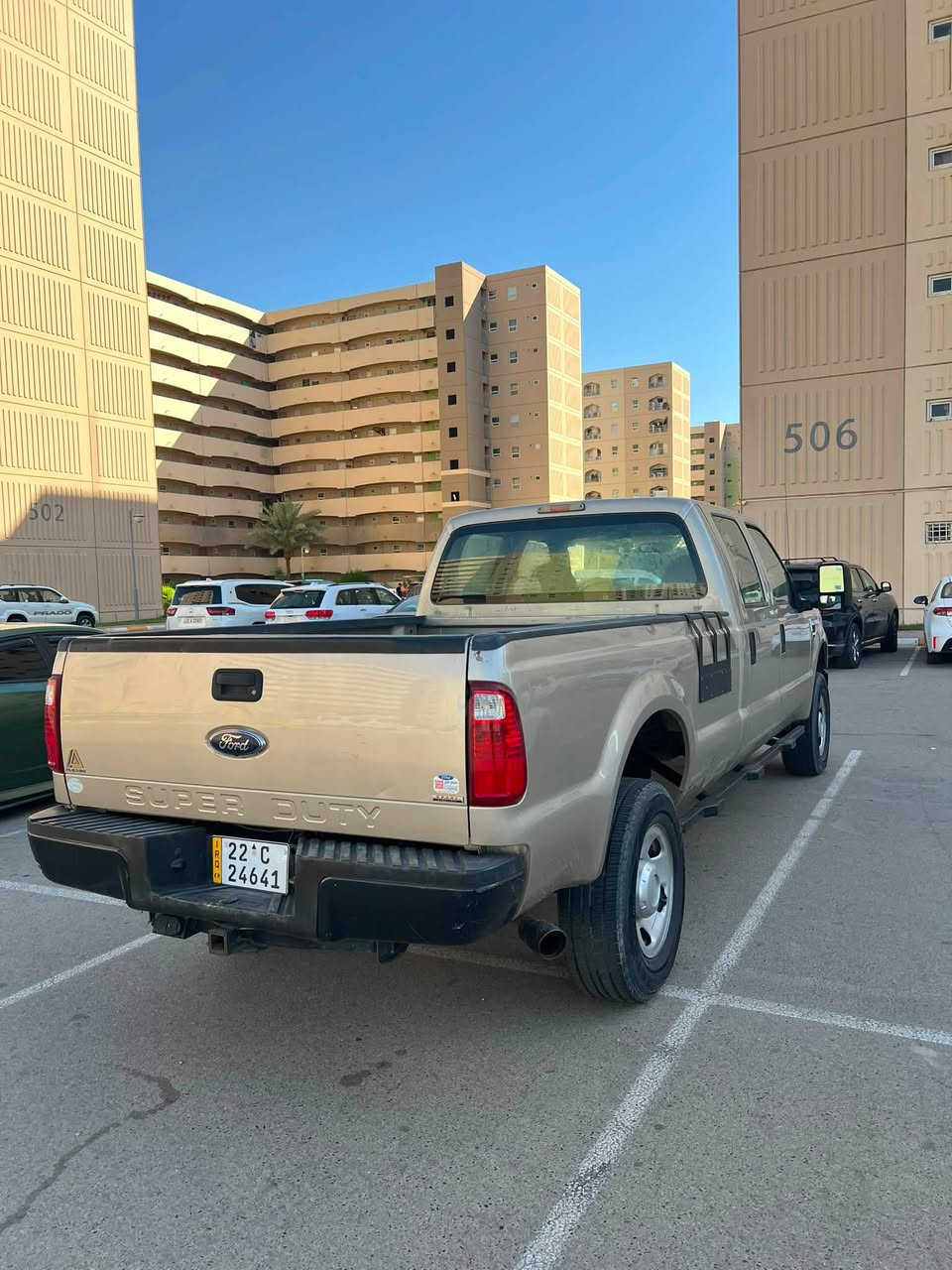 السلام عليكم
F250 XL 2008 5.4 V8

ماشية 85 الف كيلو 

رقم اربيل بأسمي تحويل مباشر

 رقم وهزة وفحص جدد

محرك گير كهربائيات تبريد تخم تاير كلها كفالة عامة  من الدعامية للدعامية لا صبغ ولا بارد بيها شخط صغير بصفحة اليسرى واليمنى على وضعهن 

منظومة غاز 100 لتر ايطالي 

السيارة جاهزة على آخر حباية 

السعر 130 ترهم مراوس بصالون

مكان السيارة بغداد 
الرقم : *********** واتساب او ماسنجر متواجد
