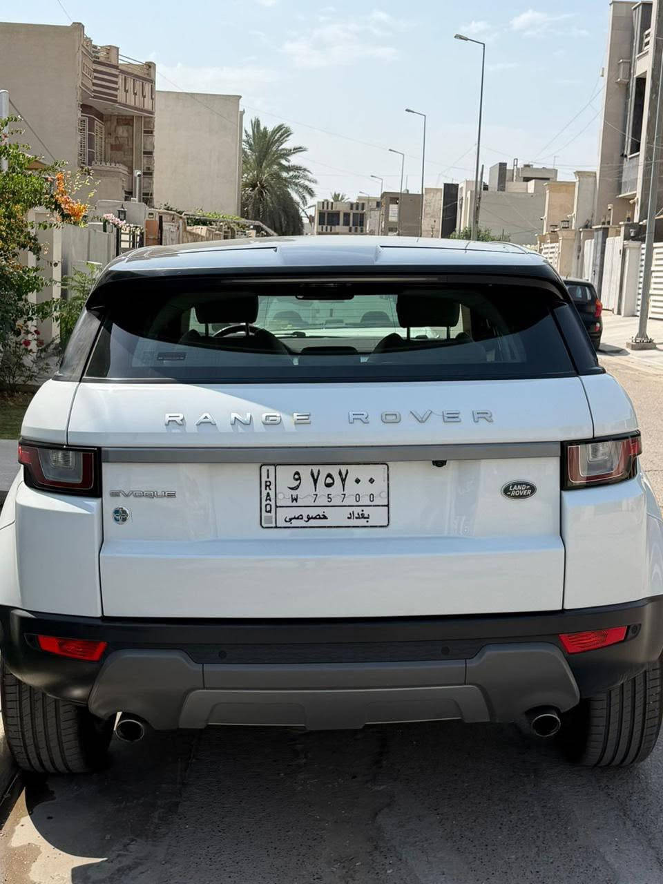 رانج روفر ايفوك للبيع فقط وكالة سردار
رانج روفر ايفوك 
موديل 2019
السياره فول مواصفات
داخل جلد كريمي
بصمه تشغيل وبصمة ابواب 
حساسات امامي خلفي 
مري شفط وترحيب
الكير ماوس
سقف بانوراما 
سايد بريك بصمة
ماشية 51 الف كيلو
السياره كفاله عامه من الصبغ والتبديل والبارد
السياره وكالة سردار
تخم تايرات جديد
السياره ممحتاجه اي مصرف  
محرك مبدل جديد غير مفتوح سعره ٤٠ ورقه  

السعر (١٤٩ ورقه)
***********
