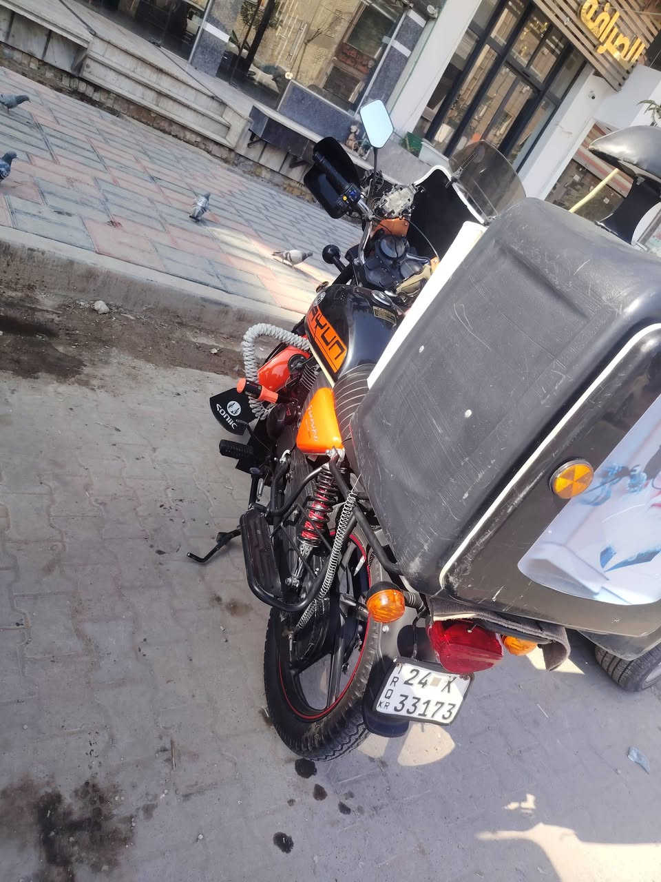 سلام عليكم دراجه اللبيع   دايون جبلي موديل 25  رقم انكليزي ادهوك وكيله علي عنجور أسعر 2500 أو بيه مجال الشراي أو هاذه رقم الهاتف ***********
