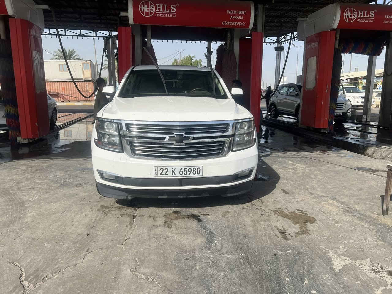 السلام عليكم شباب 
تاهو موديل 19 وارد بيها من امريكا بابين كلير وطبت بيها تبديل جاملغ وبنيد نفس الون سيارة جاهزة من كلشي ماشية 108الف كيلو ماناقصها شي عارضة 31ونص ***********
