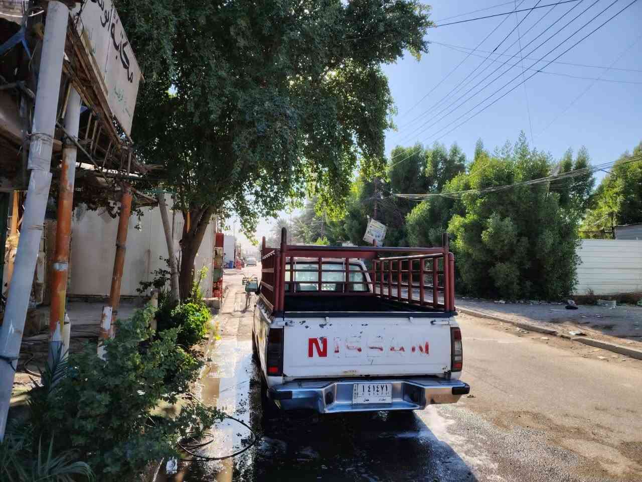 بيكم نيسان ٢٠٠٢ بلاديه بدون صبغ رقم بغداد بسمي شرط التحويل السعر ٧٥ بيه مجال قليل مكاني بغداد محرك كير شاصي اكسل خير من الله تبريد تدفئه كهربائيات كله شغاله رقم ***********
