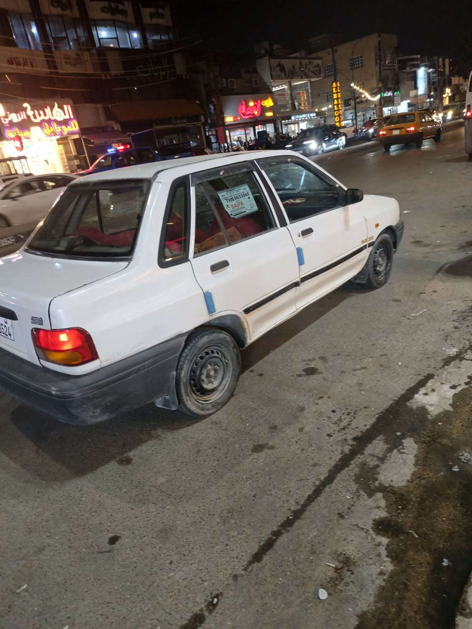 السلام عليكم سايبا ٢٠١١ رقم دولي بغداد كلة جديد محرك كير شواصي مكفولات شرط المحرك ولكير ما مفتوحات على وضع الشركة شواصي مكفولة تبريد ثلج تدفئة شغالة ماشية قليل ١٤٠الف بيهة طخات وصبغ بجاملغ الخلفي مكاني صليخ السعر 27 وبيه مجال هاذة رقمي للتصال على الرصيد ٠٧٨٧٨٠٥٥١٤
واتساب ***********
