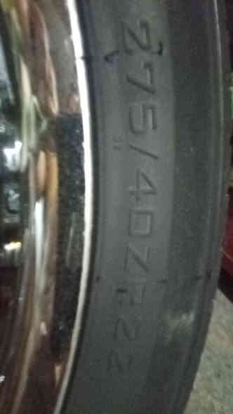 ويل 22 ستيل جوكر 6 براغي مع تخم تاير جديد 275/40/22 لوك 100%100 مكاني بغداد الدوره ***********
