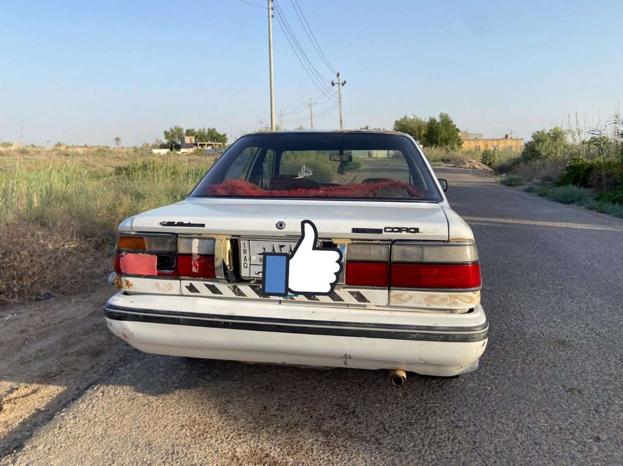 كورلا للبيع مديل 91 سيارة اصوليه وراعيه مجود بيه نقص مشط وحداده محركه نص عمر  مكاني البصره سياره سعرها30 ورقه وبيه مجال  ***********
