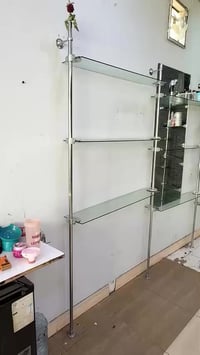 رف استيل • ٤متر • مضبوط