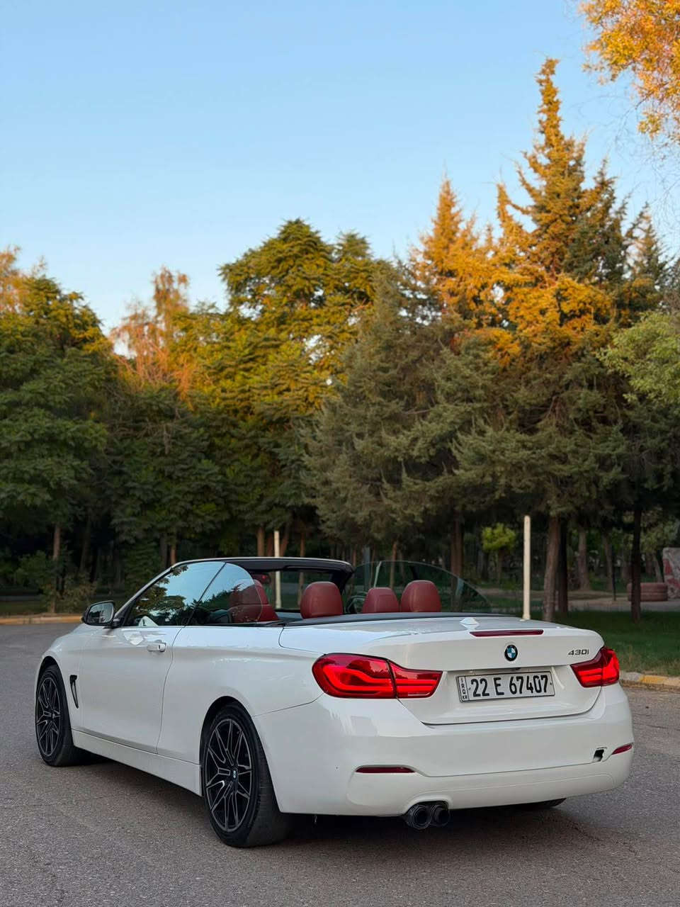 Bmw 430i 2018
فول فول مواصفات 
٤ پارچەی هەیە بەبێ ارباک
مەکینەو گێر بەشەرت نەکرایتەوە
نرخ : $١٤٨ و مجال
***********
——————
٤ قطعات بدون ارباک
گیر محرک بشرط مامفتوح
***********
سعر : ١٤٨$ و مجال أربيل, العراق
