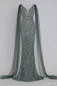 فستان سهرة ماركة شي إن ✨ فستان فخم وأنيق كلش، جديد غير مستعمل تصميم را...