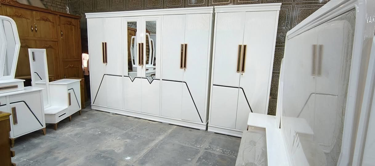 غرفه نوم شغل عراقي تكمه لوجه نديف ١٤ملم داخل صاج ٤ملم دنكه زان سعر مليون ٦٠٠الف حجز ل***********
