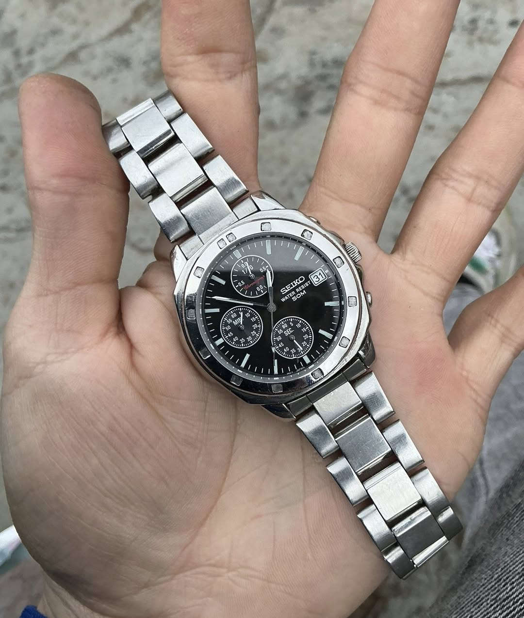 السلام عليكم ساعة سايكو كرونوغراف
ياباني اصلي قديم
نظافة ممتازة بلادية
لامينوس فسفور
قطر 41
نافذة للتاريخ
سناتر ستوب واتش
120 الف


**إذا كنت صاحب هذا الإعلان وتريد حذفه لأي سبب، رجاءا أرسل رسالة إلى الدعم الفني**