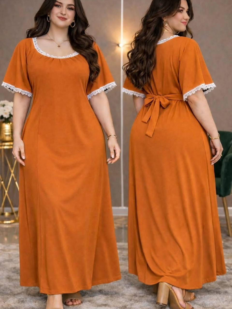 موديلات العيد وصلت 😍😍
 جمال  ولمسة وفخامة 🪞
القياسات من َL الى 4XL
نوع الخامه ايروبين  صيفي
#لتثبيت #الحجز #راسلنا #عل #واتساب ***********
