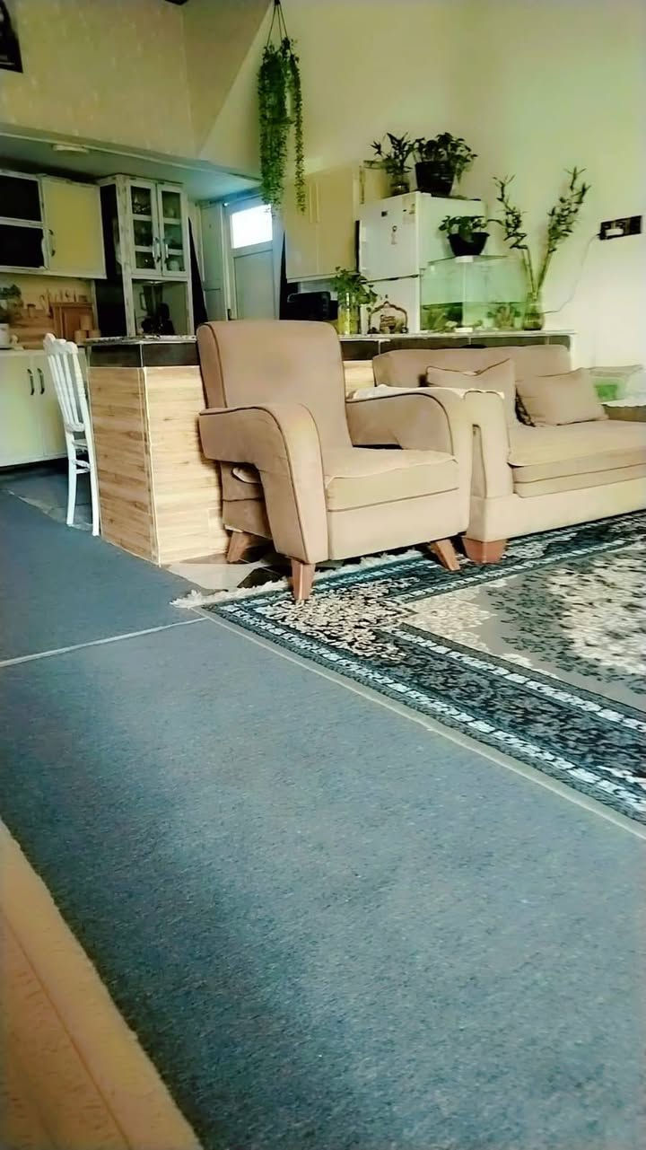 يالله
مكتب ابراهيم النصراوي
***********
 بيت ١٥٠ طابو زراعي سند ٢٥ يحتوي البيت ستقبال وصاله ومطبخ مفتوح ع صاله وغرفه جوه وغرفه وصاله فوك مكان البيت مقابيل محطه وقود الميقادد
‬‏:السعر ٦٥ بي مجال قليل
