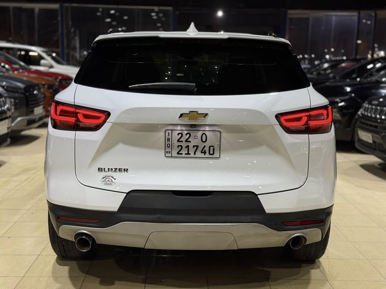 #المركبة : شيفرولية بليزر موديل 2024 لون ابيض
#الضرر  : جانبي تصليح وصبغ ابواب اثنين فقط
#الرقم : اربيل الرقم الحديث ( تحويل او وكالة)

#المواصفات : 

▪️السيارة : #شوفرليت #بلايزر 
▪️الموديل : 2024
▪️عداد_المسافة : 34 الف ميل حقيقي
▪️المحرك : 2000 توربو (اربعة سلندر) 
▪️حجم الويل : ويل كب حجم 18
▪️كشنات السيارة مخمل اسود
▪️لايتات زينون عالي وناصي مع حاجب LED
▪️بصمات عدد 4 للابواب مع بصمة تشغيل
▪️رادار امامي مانع تصادم
▪️حساسات الأنحراف عن المسار
▪️تحكم فول كهرباء لكرسي السائق
▪️شاشة الدشبول حجم كبير (ايباد)
▪️تبريد قطعتين امامي وخلفي
▪️تدفئة لكشنات المقدمة
▪️تشغيل عن بعد
▪️جنطة كهرباء
▪️كامرة خلفية دوارة اصل
▪️سايد بريك دكمة
▪️شاحن لاسلكي ( واير ليس )
▪️سستم صوت 
▪️تحكم ستيرن جهتين بلوتوث وحاكية وكروس سرعة وتحكم صوت 
▪️نظام ABS مانع انزلاق

السعر المطلوب : 205 ورقة مع المجال
 
الاتصال على : ***********

معرض سما دبي لتجارة السيارات والمزادات الامريكية
النجف - المدينة المائية -مقابل حي الجامعة
اهلا ومرحبا بكم
