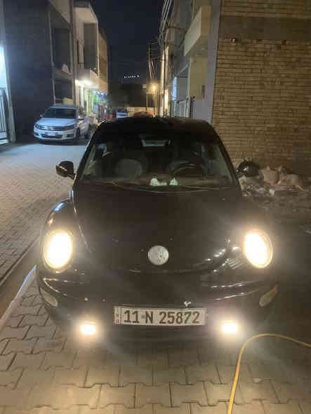 من رخصه الادمن السلام عليكم للبيع فقط فولكس
 فاجن بيتل موديل2000 محرك 2000 للبيع سعرها 58 ورقه وبيها مجال قليل جداً حك الجيه مكان السياره بغداد لاسفسار ***********
