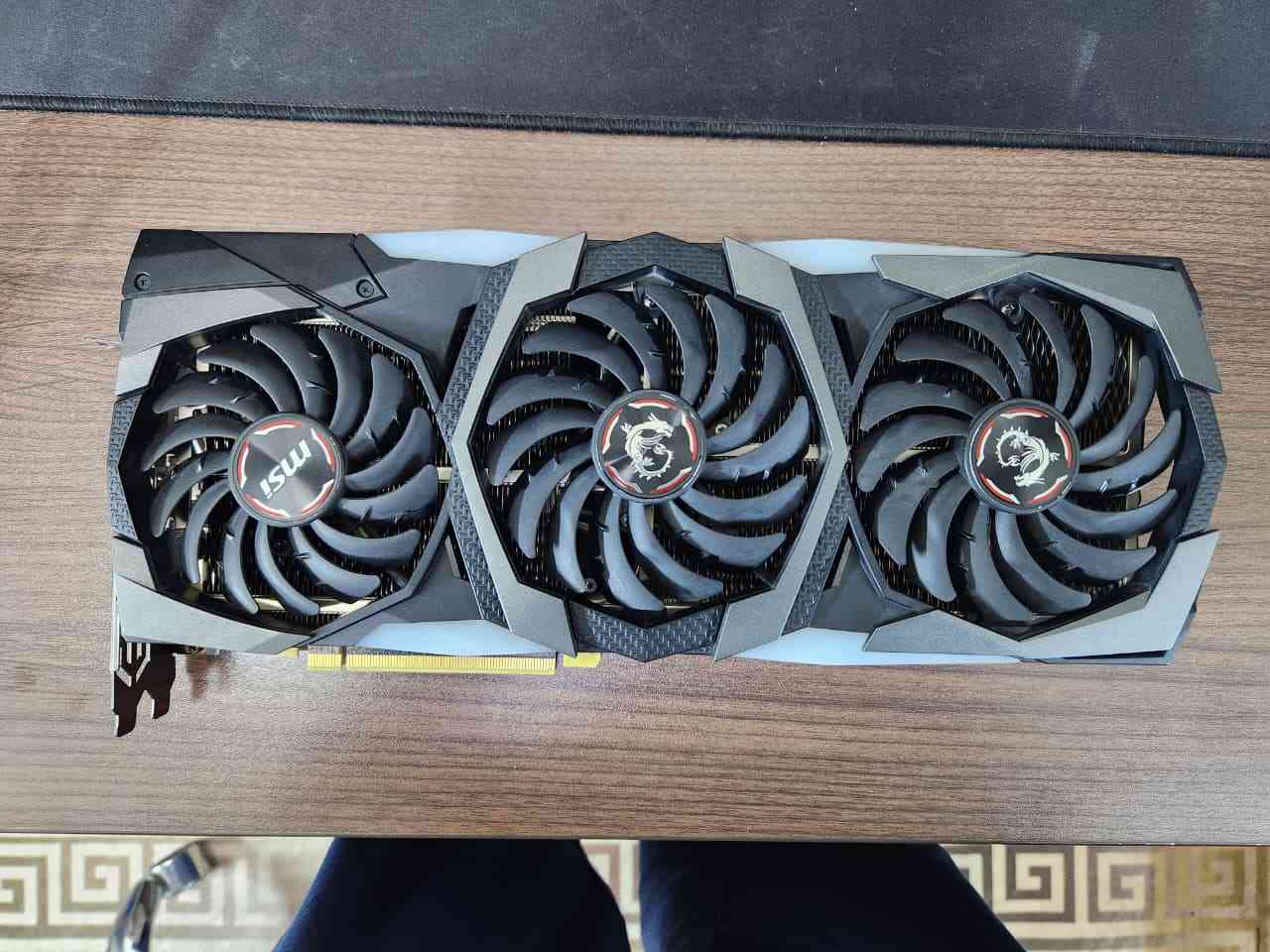 للبيع كرت شاشة 

RTX 2080 SUPER MSI GAMING TRIO X OC 8GB 

مستخدم نظيف 

سعر 300الف 

مكاني بغداد متوفر توصيل 

***********
