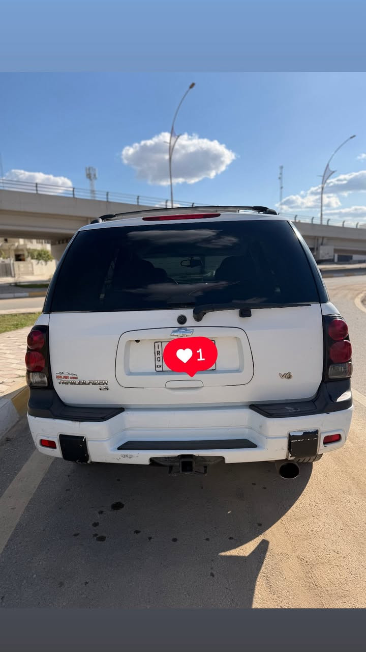 سلام عليكم ورحمة الله وبركاته 
شيفروليت تريل بلايزر  موديل٢٠٠٨ خليجي
سياره كير ومحرك بل شرط
محرك ابيض المرغوب
صدر وحداديه جديده
بطاريه جديده
عليها منظومة  غاز ٨٠لتر 
تومايستو ايطالي
سنويه باسمي لل٢٩
هزه وبراد ورقم وكلشي جديد 
مكان السياره كركوك
***********
