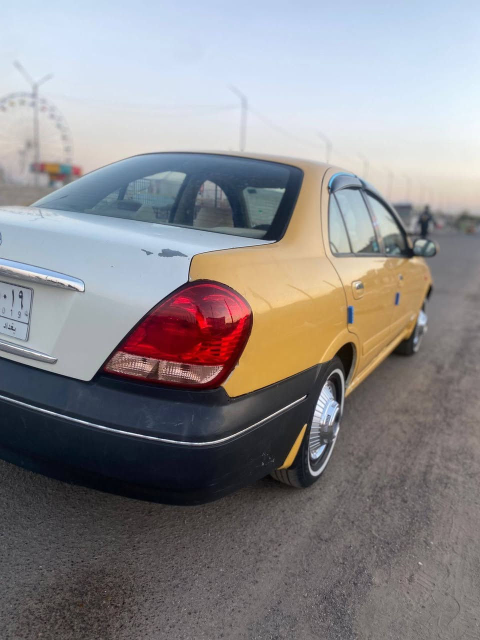 السلام عليكم سني موديل 2008 ياباني أصل تفاحه مكينه قبق اسود كير مكينه تبريد صدر خير من الله تخم تأير حادثه طخه ليوره خفيفه مبدل قبق جنطه السيارة جاهزه منضومه غاز كبل للشارع السيارة رقم بغداد الماني مشروع وطني بسمنه هيئه مصفره  السعر 80 وبيه
مكاني بغداد الحسينيه الراشديه رقم الهاتف ***********
