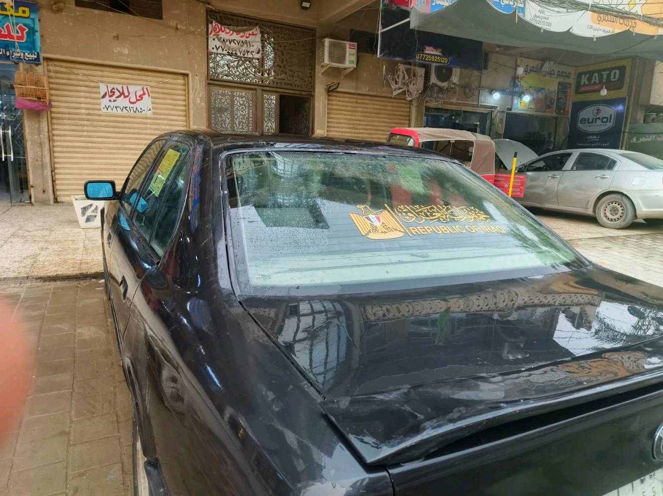 السلام عليكم بي ام 530ثمانية سلندر موديل 1994مصبوغة جمالية مابيها اي نقص رقم كربلاء باسمي مشروع وطني تحويل وين مكان من سكنة بغداد و الله السيارة هاون منظومة غاز 50لتر سيارة ما تصرف عليه فلس والجاي يدلل على السعر بيه مجال حك الجية