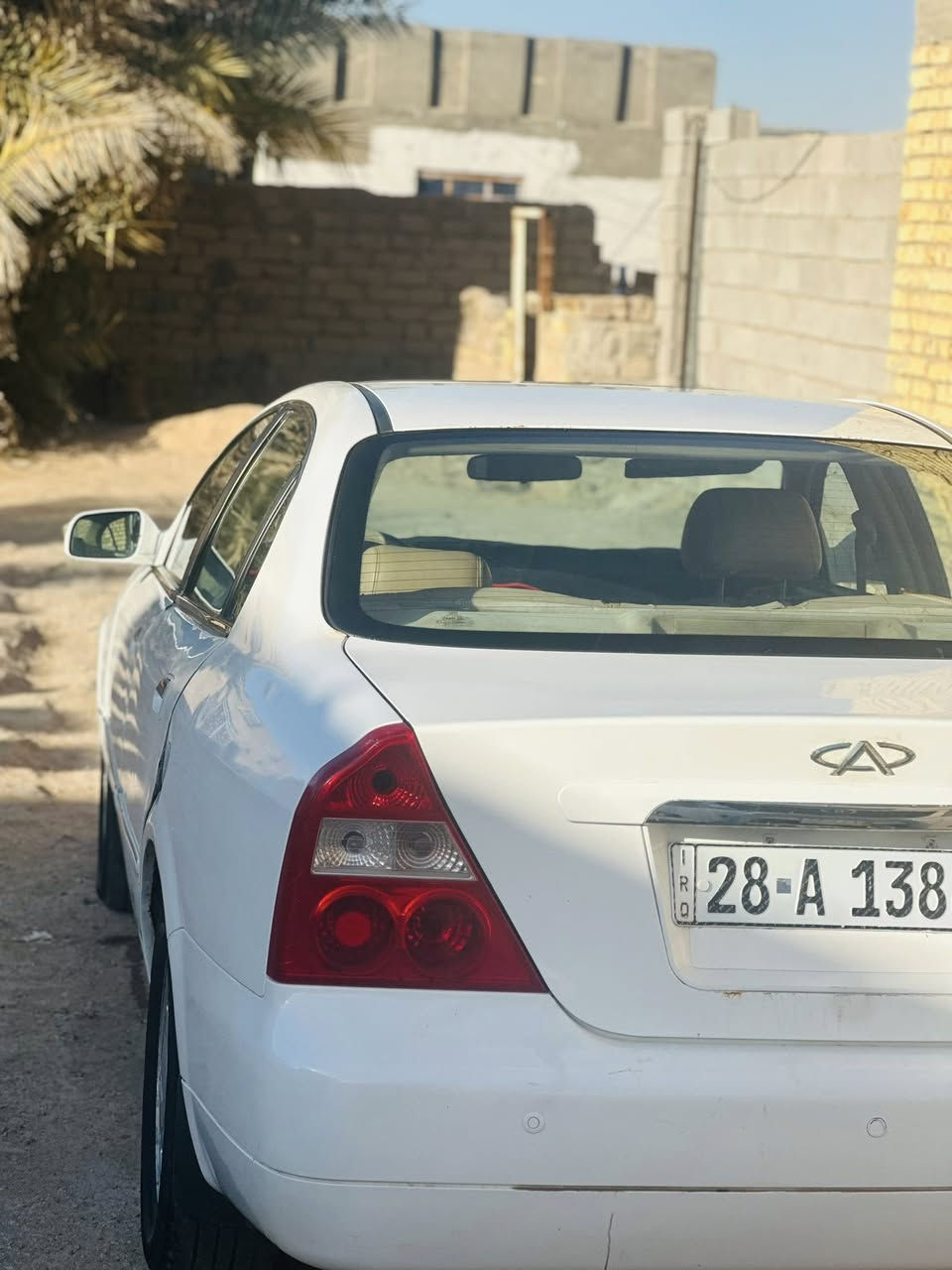 سلام عليكم البيع. شيري  موديل 2012سياره مكفوله بس بنيد بيه 
وخياس ابد مابيه سياره نضيفه حيل  رقم نجف دولي بسمي 
سنويه 2031 مكينه 2400 السعر 32وبيه مجال
مكاني سماوه. الهلال  ***********
