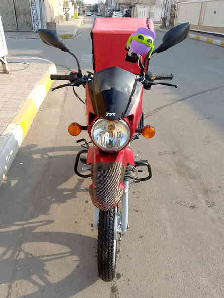 السلام عليكم دراجه ناريه بوكسر نوع TVSللبيع السعر مليون و750وبيهه مجال مكاني الرمادي التاميم القادسية الثانيه رقمي ***********ابو ساره بي وات ساب
