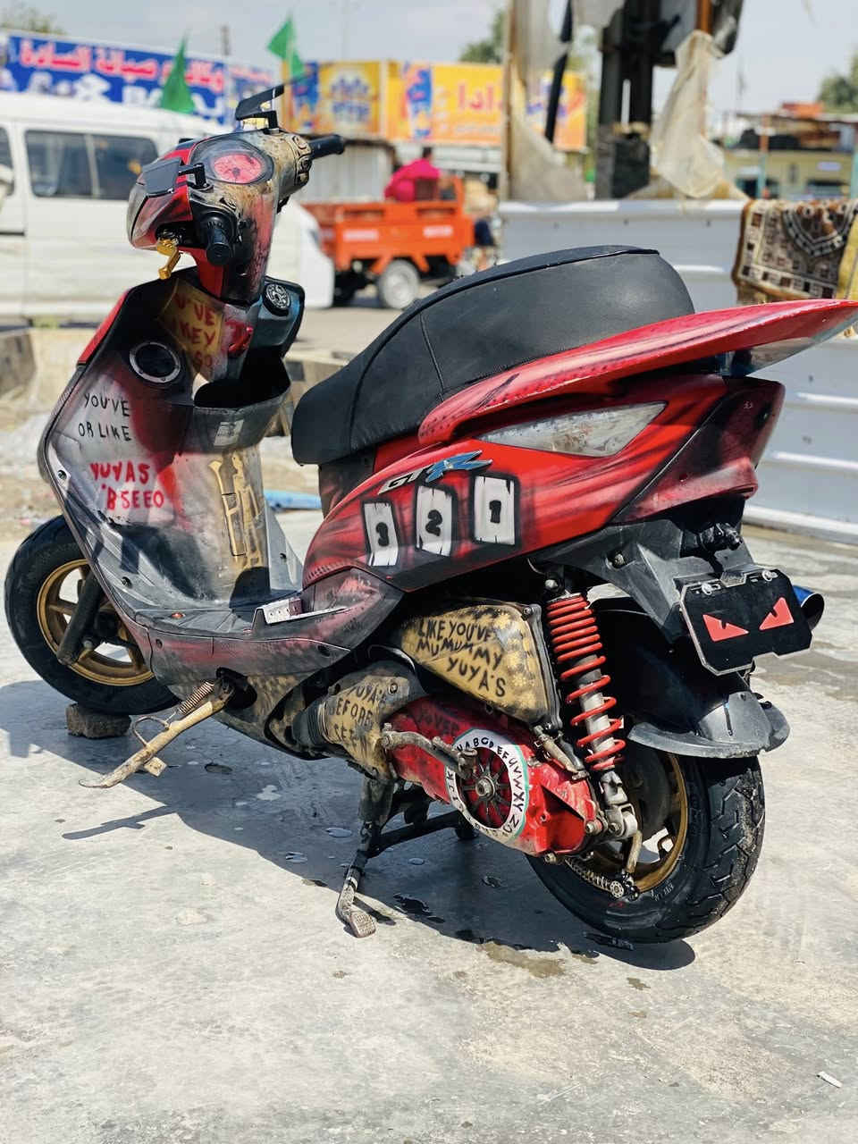 دراجه ثعلب موزوده من تاير لتاير بيه بوشه 63 عقل مبرمج مكينه مافتوحه سعر مليون بيه مجال حك جيه  0770 323 1853‬
