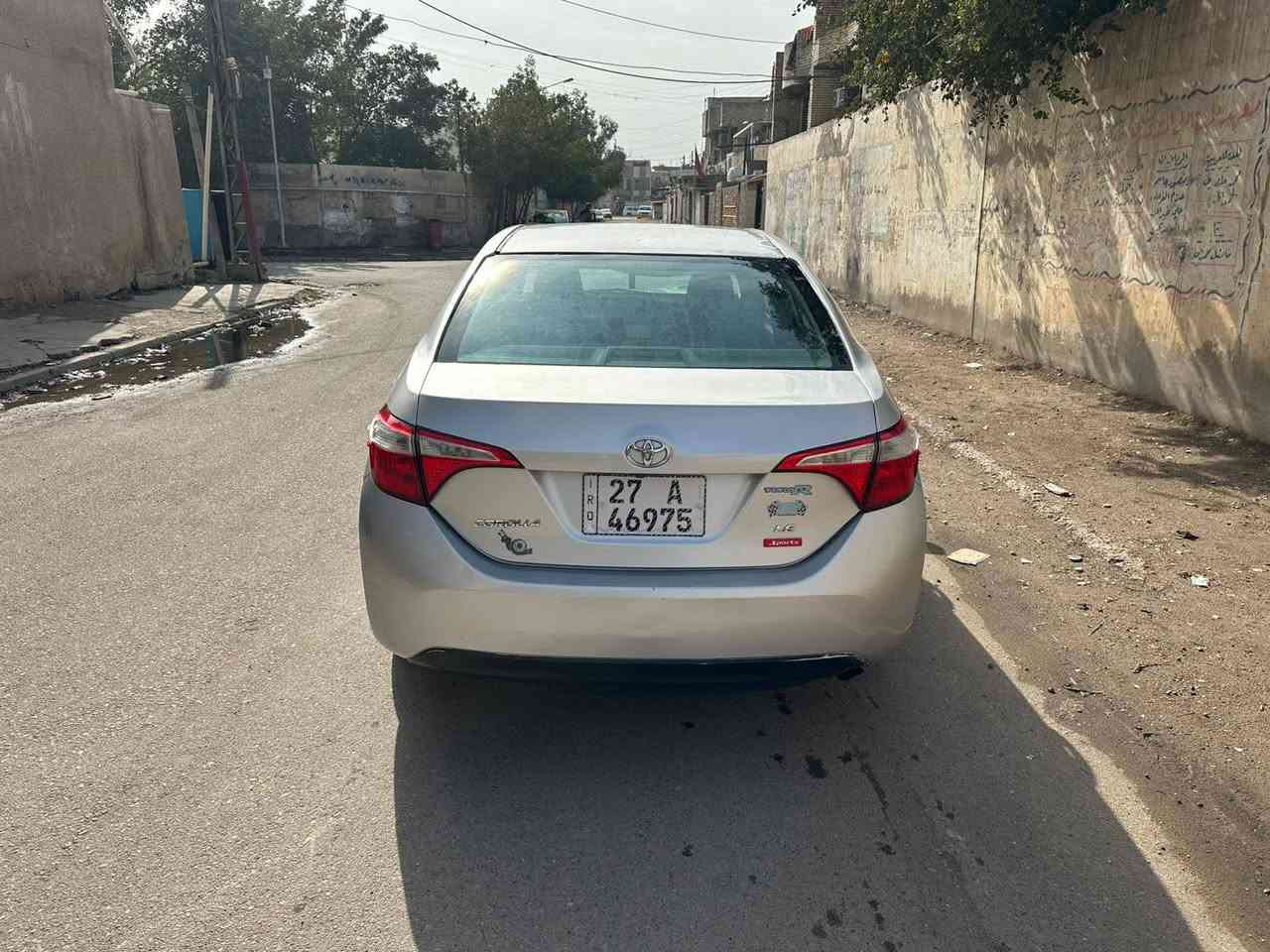 السلام عليكم كورلا 15 محرك تبريد بيها ضربة تكمه وحده الأمامية جهة السايق وكعت عليها حديده السيارة مصبوغة على نظافة عنوان مدينة الصدر السعر 90$ الرقم ***********
