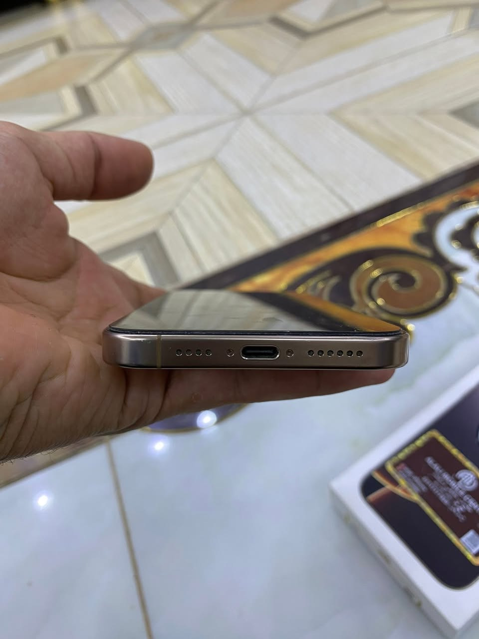 ايفون 16 برو ماكس 256شريحه
بطاريه 90
نظافه 100‎%‎ جهاز مكفول شرط تاخذه من البيت استخدام شخصي حتى وصل الشراء موجود عندي كامل ملحقاته 
ب 1350 وبي مجال 
مكان البصرة الهارثه 
***********
