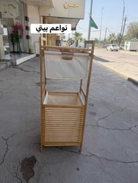 رف خشبي بامبو • مقاوم الرطوبة • تقسيط
