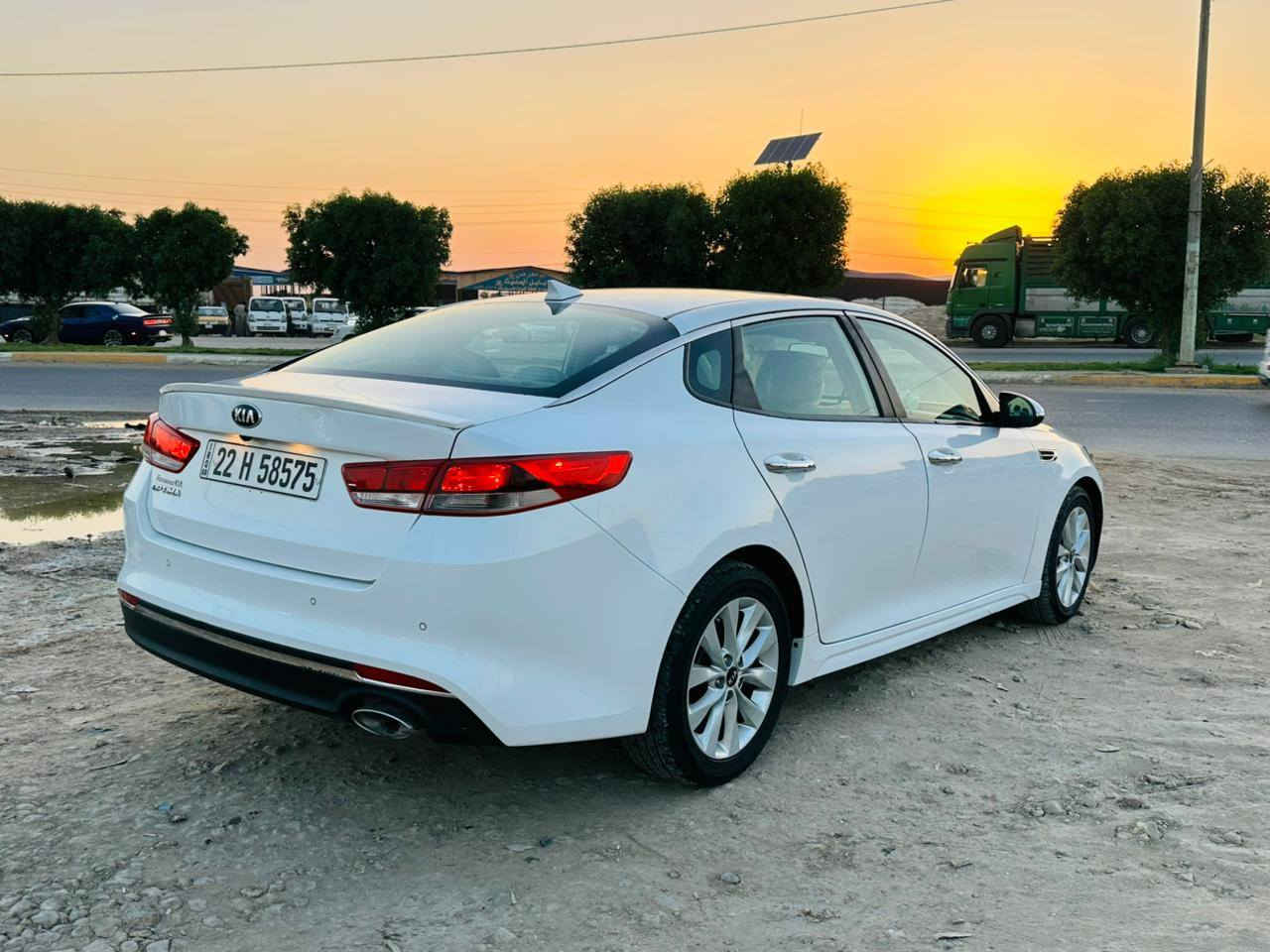 كيا اوبتيما
موديل 2018
سياره وارد امريكي بيه فقط حادث أمريكا جاملغ وبنيد بدون اي دواخل 
مكفوله لغد وشواصي وبدنه 
موصفاته شاشه كبيره كشن كهرباء نضام ايكو سبورت رياضي
تخم تاير جديد منضومه تبريد جديده مكينه مكفوله رقم اربيل هزه وسنويه جديده 
مكاني بابل المدحتيه 
السعر ١٣٨ 
***********
