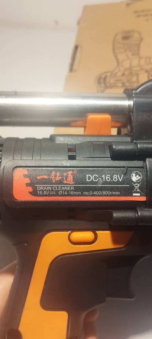 دريل لازاله الانسدادات في الصرف الصحي 
تستخدم لإزالة الانسدادات في مختلف المصارف، مثل أحواض الحمامات والمطابخ ومصارف الأرضيات.
تتميز بتصميم مسدس محمول ومقبض مريح.
يمكن أن تكون بمدى سرعة يصل إلى 500 دورة في الدقيقة.
مناسبة لجميع أنواع الأنابيب.


**إذا كنت صاحب هذا الإعلان وتريد حذفه لأي سبب، رجاءا أرسل رسالة إلى الدعم الفني**