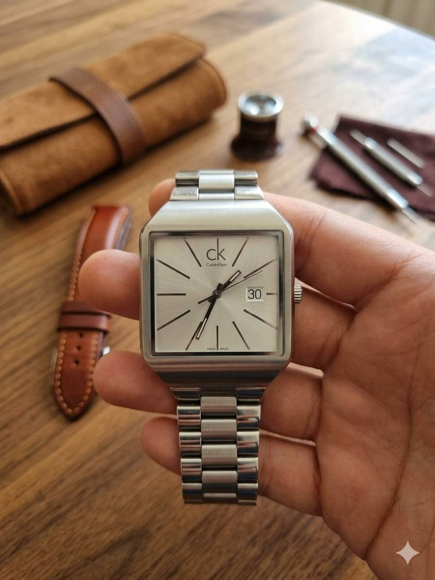 للبيع ساعة Calvin Klein الرجالية، تتميز بتصميم هندسي مربع فريد يجمع بين الفخامة العصرية والدقة السويسرية. الساعة بحالة ممتازة كما هو موضح في الصور السعر 200وبيها مجال


**إذا كنت صاحب هذا الإعلان وتريد حذفه لأي سبب، رجاءا أرسل رسالة إلى الدعم الفني**