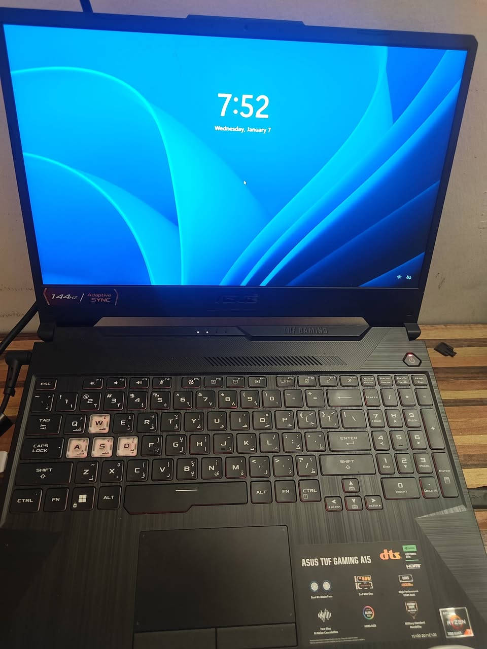 للبيع: ASUS TUF Gaming A15 – Gaming Laptop 🎮🔥
المواصفات الكاملة: السعر 850
🖥️ شاشة 15.6 إنش – 144Hz – Adaptive Sync
⚙️ معالج AMD Ryzen 7 – سلسلة 7000
🎮 كرت شاشة NVIDIA GeForce RTX 3050
💾 رام 16GB DDR5 بسرعة 4800MHz
🚀 تخزين 512GB SSD NVMe (ويَدعم إضافة SSD ثاني)
🎧 صوت DTS Audio + AI Noise Cancellation
🔥 تبريد قوي Dual 83-Blade Fans
⌨️ كيبورد بإضاءة ASUS AURA RGB
🛡️ تحمّل عالي Military Grade Durability
🔌 HDMI / Wi-Fi / Bluetooth
🔋 بطارية وشاحن أصلي انطيك ويا كيبورد وموس
عنواني بغداد الشعب سعر 850 رقمي ***********
