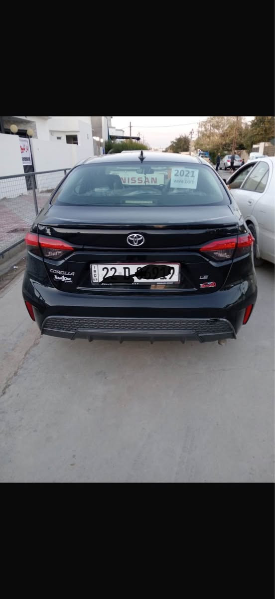 كورلا موديل 2021 LE  رقم اربيل
كير ومحرك بشرط سنويه ورقم جديد بيها بونيت صبغ وجملغ مبدل  بيلادي بدون دواخل والباقي كفاله 
السعر 135$ ورقه وبيها مجال للطيبين
إذا شراي خابر وهذه رقم صاحب السياره 
  ***********
***********
إني مكلف بالنشر كركوك, العراق
