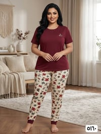 بجامه نسائي • فانيلة زبدة • مقاسات M-XXL