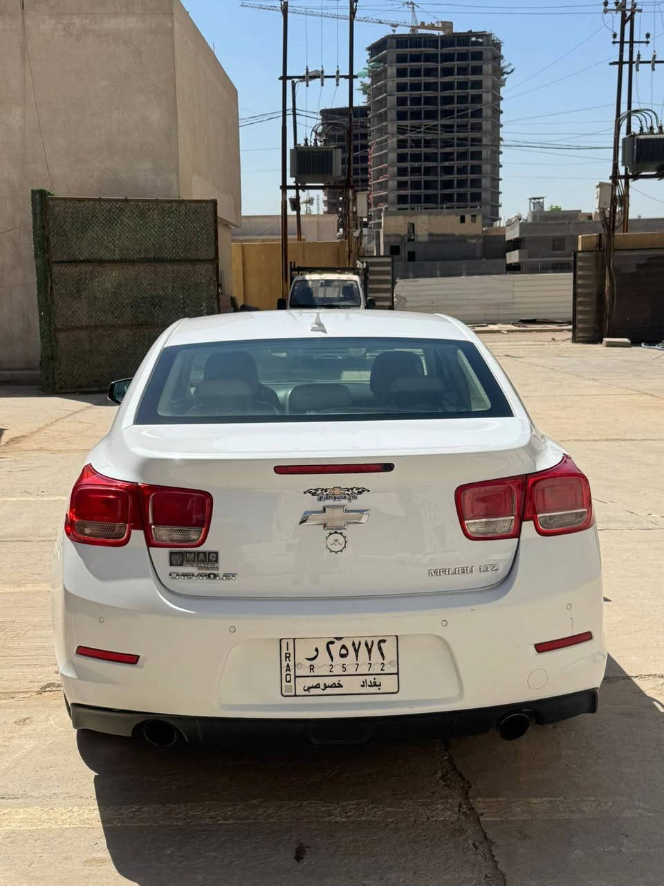 السلام عليكم للبيع ماليبو موديل ٢٠١٣
خليجي فول موصفات مكينة ٢٤٠٠

بيهة صبغ بين البابتين صفحت السايق اثر طخة 

مابيهة نقص 

السعر ٨٣ ورقة


**إذا كنت صاحب هذا الإعلان وتريد حذفه لأي سبب، رجاءا أرسل رسالة إلى الدعم الفني**