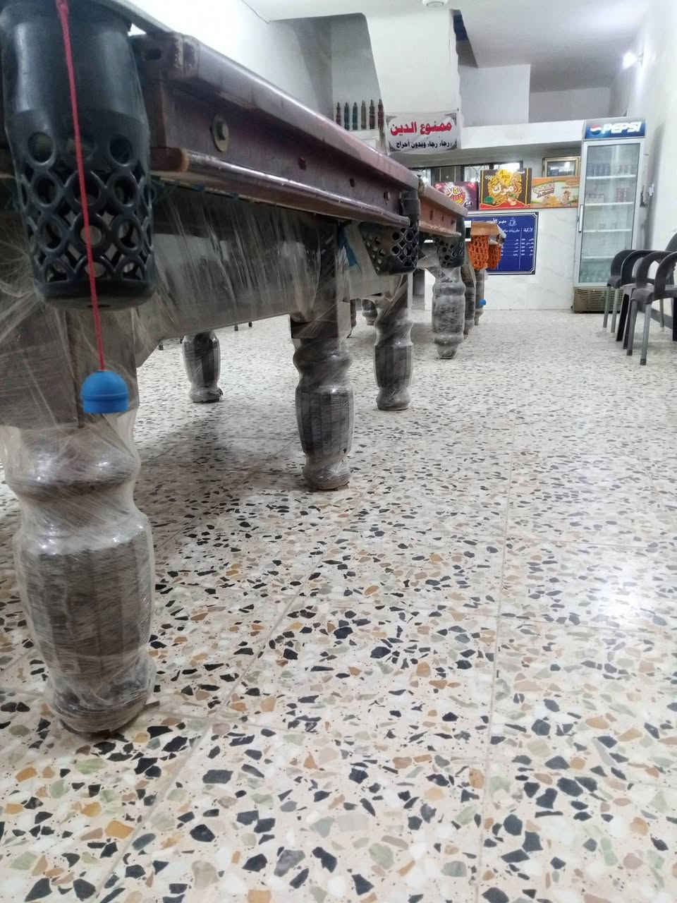 سلام عليكم عندي قاعه كامله  للبيع بس الغراض فقط 3ميوزه بليارد نضيفات هنه ولحقاتتهن+شاشه حجم 65جديده بلكارتون حديثه استعمال قليل وصل ضمان +اريل قنوات الرابعه+منضومه انترنت ويواسبي كامل +نراكيل هنه ولحقاتهن عدد 20+ميز دومنه عدد6+كراسي عدد28نوعيه زينه+طبلات عدد 6+دومنه عدد 8+طاولي عدد 2+ورق عدد 6+صور جداريه عدد 4+طباخ كامل+عربانه لبلبي مرتبه وتصلح للعصائر بيه اناره كامله +عارضة مشروبات شغاله وشعندي غراض نواعم انطيهم وياهن اخوان ابيع شلع مابيع مفرد الي يريد يفتح قاعه جديد تفيده الغرض احن ميشتري جديد وتكلفه والرزق على الله والسعراتصل اوببك خير وتدلل وهذا رقمي ***********  بي واتساب مكان بغداد التاجي سبع البور  واسف على الإطالة وهذا رقمي الثاني ***********
