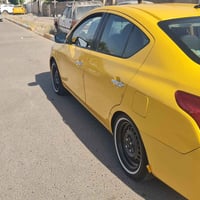 للبيع نيسان فيرسا موديل 15 وارد امريكي فول بفئتها  حادث خلفي جاملغات ح...