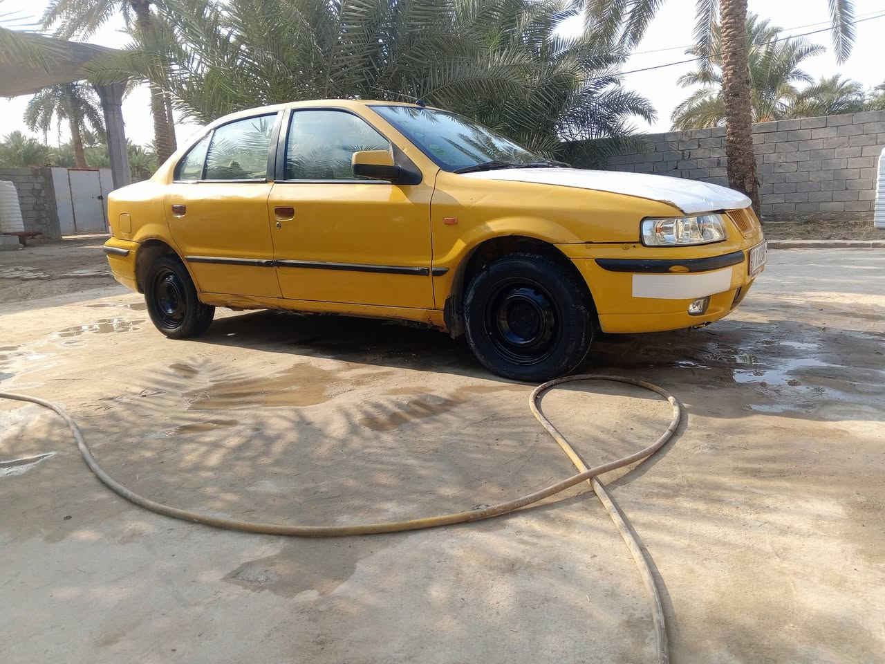 سلام عليكم سمند البيع 10رقم نكليزي جهازه مكينه وكير مكفولات شرط وسياره ما بيه ضربه مكفوله وهيه مصفره مكان سماوه وسعر 25الستفساره ***********
